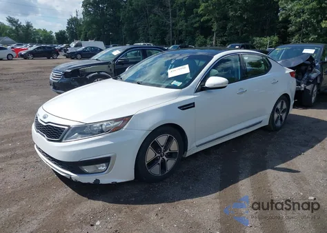 2012 Kia Optima Hybrid Ex из США, поврежденный, VIN KNAGM4AD9C5017833